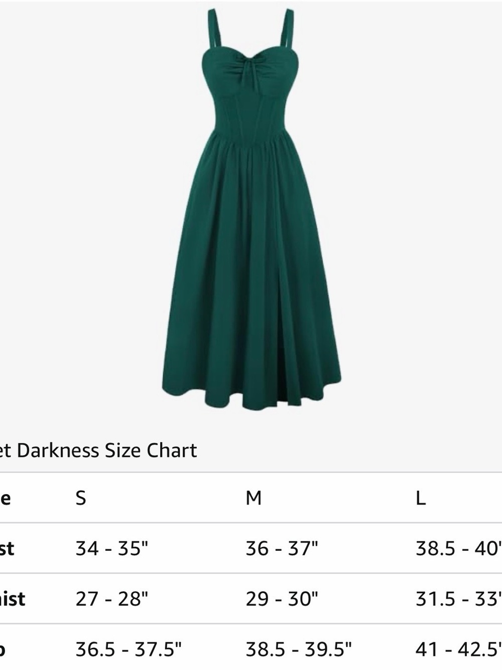 Scarlet Darkness Forest Green Maxi Dress with Sweetheart Neckline and Bow - Picture 9 of 9